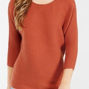 Kismet 3/4 Burnt Orange Sweater
